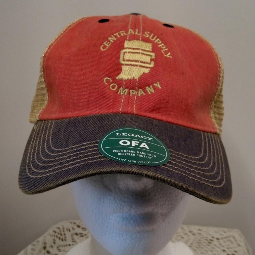 Legacy Red and Tan Trucker Hat